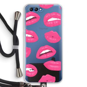 Bite my lip: Honor 10 Transparant Hoesje met koord