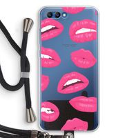 Bite my lip: Honor 10 Transparant Hoesje met koord