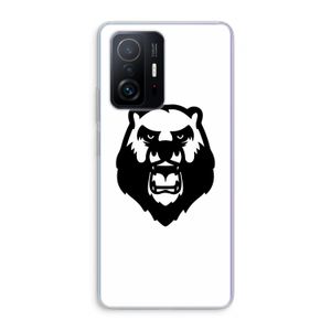 Angry Bear (white): Xiaomi 11T Pro Transparant Hoesje