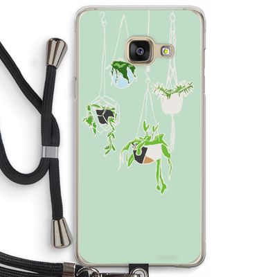 Hang In There: Samsung Galaxy A3 (2016) Transparant Hoesje met koord