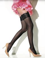 Sussurro 50 den Strumpfhose mit Streifen und Strapseffekt - Girardi