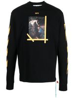 Off-White t-shirt en coton à imprimé Caravaggio - Noir