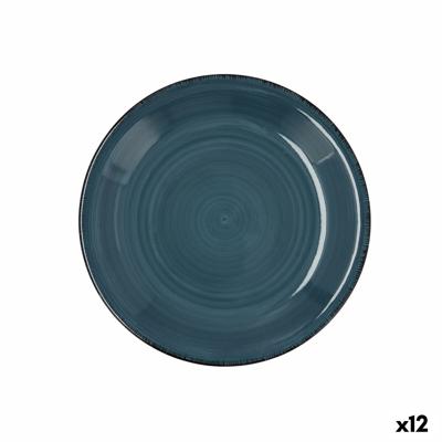 Dessertbord Quid Zafiro Vita Blauw Keramisch 19 cm (12 Stuks)