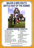 Historische Kaart Major & Mrs Holt's Battle Map of The Somme | Pen and Sword publications - thumbnail