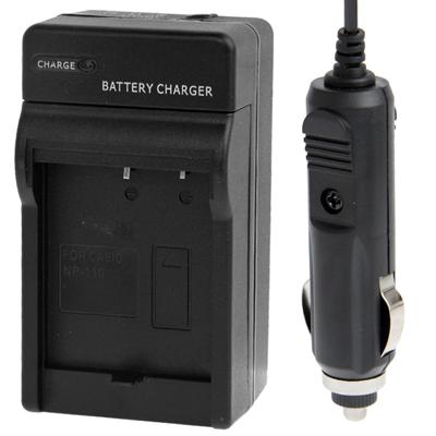 2-in-1 digitale camera batterij / accu laadr voor casio np-110 / np-130