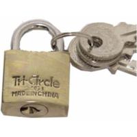 Tricircle Tri-circle hangslot - grijs, sleutelsluiting, 20mm