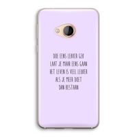 Gek: HTC U Play Transparant Hoesje