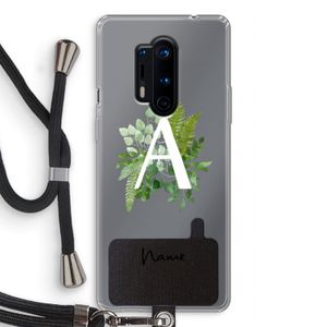 Green Brush: OnePlus 8 Pro Transparant Hoesje met koord