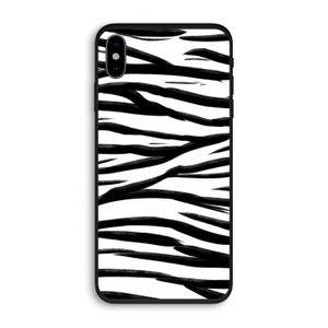 Zebra pattern: iPhone X Biologisch afbreekbaar hoesje