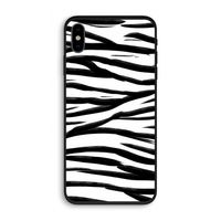 Zebra pattern: iPhone X Biologisch afbreekbaar hoesje