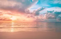 Alexsar Art Tuindoek strand tropical 140x90cm