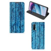 OnePlus Nord CE 5G Book Wallet Case Wood Blue
