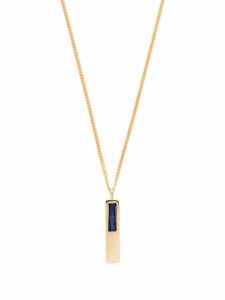 Tom Wood collier argenté serti de lapis-lazuli - Or