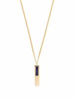 Tom Wood collier argenté serti de lapis-lazuli - Or