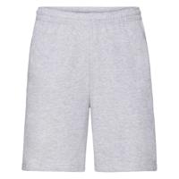 Fruit of the Loom Sweatshort - grijs - voor heren - katoen/polyester - korte joggingbroek - short -