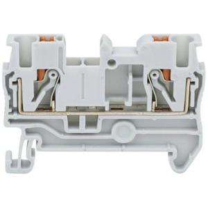 TRU COMPONENTS TC-JPT6 Grey Doorgangsklem 8.2 mm Snelaansluiting Aantal polen: 2 0.5 mm² 6 mm² Grijs 1 stuk(s)