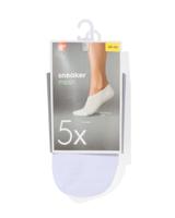HEMA Sneakersokken 5 Paar Wit (wit)