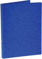 Bronyl ringmap, voor ft A4, uit glanskarton, 2 ringen van 16 mm, blauw - thumbnail
