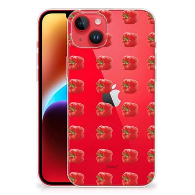 iPhone 14 Plus | Siliconen Case | Paprika Red