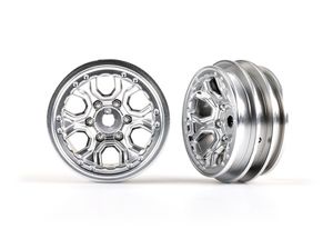 Traxxas - Wheels, 1.0 (satin chrome) (2) (TRX-9770-SATIN)