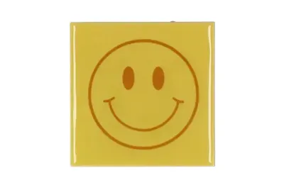 Tegeltjes Smiley Green 10x10x1CM