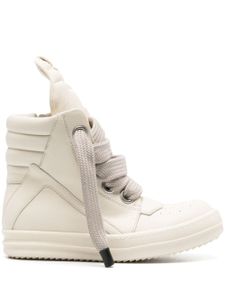 Rick Owens baskets montantes Geobasket en cuir - Tons neutres