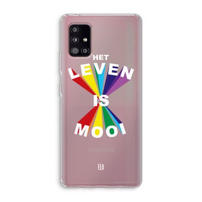 Het Leven Is Mooi: Samsung Galaxy A51 5G Transparant Hoesje