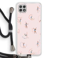 Dancing #3: Samsung Galaxy A22 4G Transparant Hoesje met koord