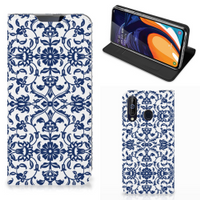 Samsung Galaxy A60 Smart Cover Flower Blue - thumbnail