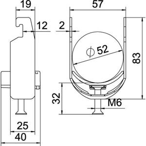 OBO Bettermann 1186749 Beugelklem 1 stuk(s)