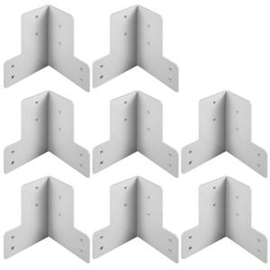 Vevor Hoekbeugels Hoekverbinding Verzinkt Staal 8 St. Angle Bracket Joist Timber