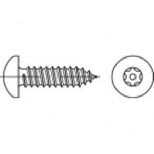 TOOLCRAFT TO-5380083 Veiligheidsschroeven 3.5 mm 32 mm Binnen-T 88114 RVS A2 100 stuk(s)