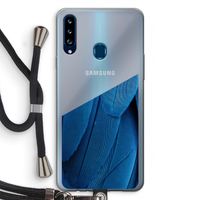 Pauw: Samsung Galaxy A20s Transparant Hoesje met koord