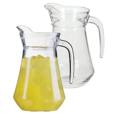 Luminarc Glazen schenkkan/sapkan - 2x - 1,3 liter - met handvat