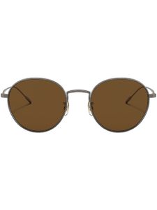 Oliver Peoples lunettes de soleil Altair à monture ronde - Marron