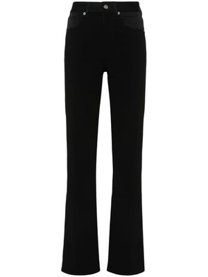 MM6 Maison Margiela pantalon à coutures signatures - Noir