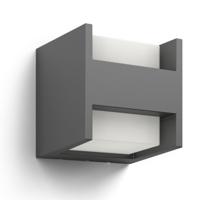 Arbour buitenwandlamp warmwit licht smal - Philips