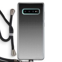 Musketon Halftone: Samsung Galaxy S10 Plus Transparant Hoesje met koord