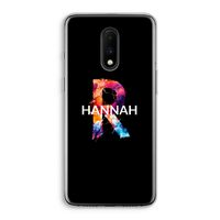 Abstract Spectrum: OnePlus 7 Transparant Hoesje