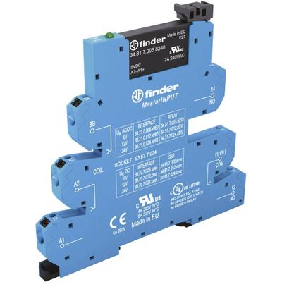 Finder Halfgeleiderrelais 39.70.7.024.9024 2 A Schakelspanning (max.): 24 V/DC 1 stuk(s) Finder Halfgeleiderrelais 39.70.7.024.9024 2 A Schakelspanning (max.): 24 V/DC 1 stuk(s)