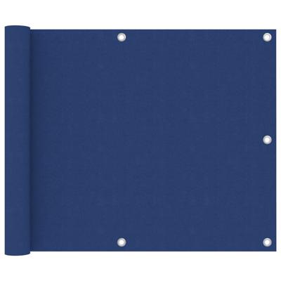 VidaXL Balkonscherm 75x600 cm oxford stof blauw