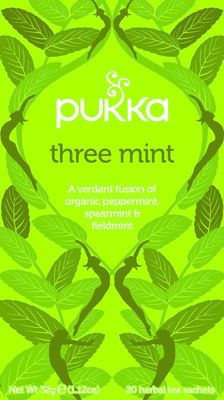 Pukka Org. Teas Three mint bio (20 Zakjes)