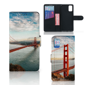 Samsung Galaxy A41 Flip Cover Golden Gate Bridge