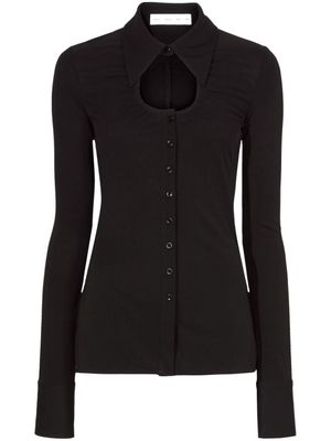 Proenza Schouler White Label chemise à détails de découpes - Noir