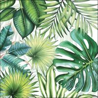 Servetten jungle thema - 20x pcs - 33 x 33 cm - 3-laags papier - tropisch - hawaii Servetten jungle thema - 20x pcs - 33 x 33 cm - 3-laags papier - tropisch - hawaii