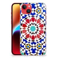 iPhone 14 Plus | TPU | Siliconen hoesje | Mozaïek