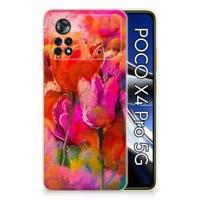 Smartphone hoesje Xiaomi Poco X4 Pro 5G Tulips