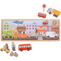 Bigjigs Magneetbord (Stad)