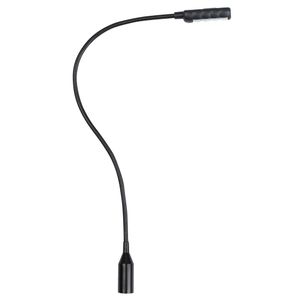 Showtec LED zwanenhalslampje 4-polig XLR 40cm koud wit