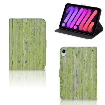 iPad Mini 6 (2021) Tablet Book Cover Green Wood iPad Mini 6 (2021) Tablet Book Cover Green Wood